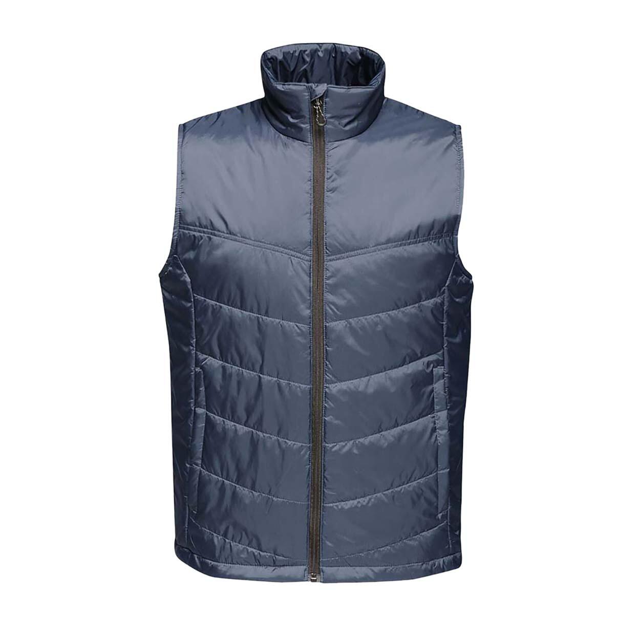 Men's STAGE sleeveless down jacket (Navy)