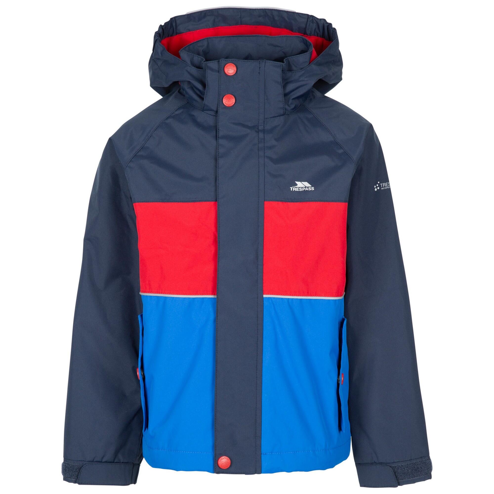 Trespass - Veste Imperméable Ocean Enfant (bleu Marine) - Coupe-pluie - Bleu - 8 À 10 Ans - Decathlon