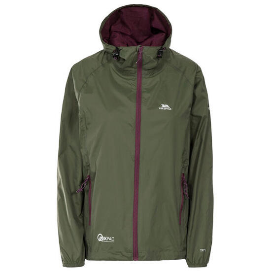 Giacca Impermeabile Ripiegabile Donna Trespass Qikpac Blu Navy