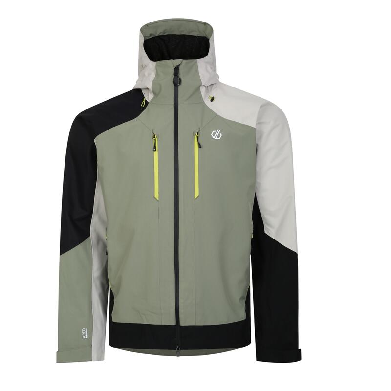 Chaqueta Impermeable Arising para Hombre Gris Orión, Negro