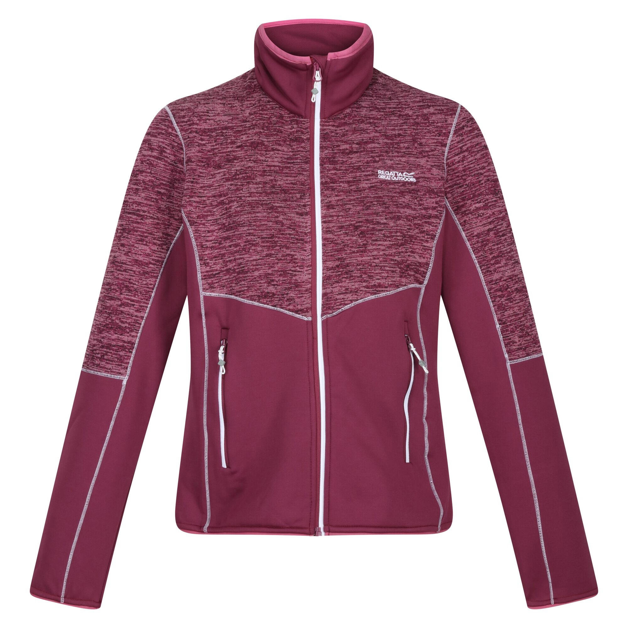 Women's LINDALLA fleece jacket (Amarante)