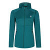 Dames Convey II Hooded Core Stretch Midlayer (Fortune Green Marl)