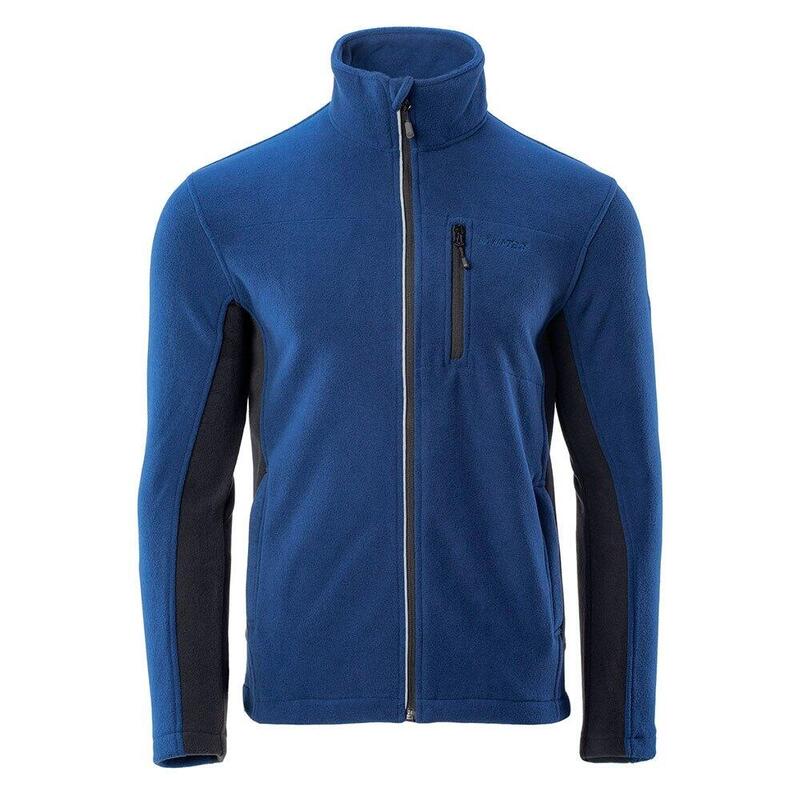 Heren Kasim Fleece Jas (Landelijk Blauw/Antraciet)