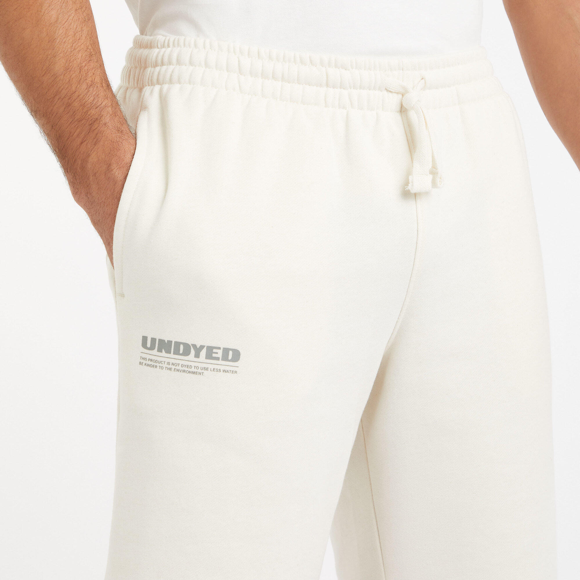 Mens Undyed Shorts (Natural) 4/4