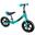 Bicicleta fara pedale Balance Bike CROXER Casell, Negru/Turcoaz, Copii