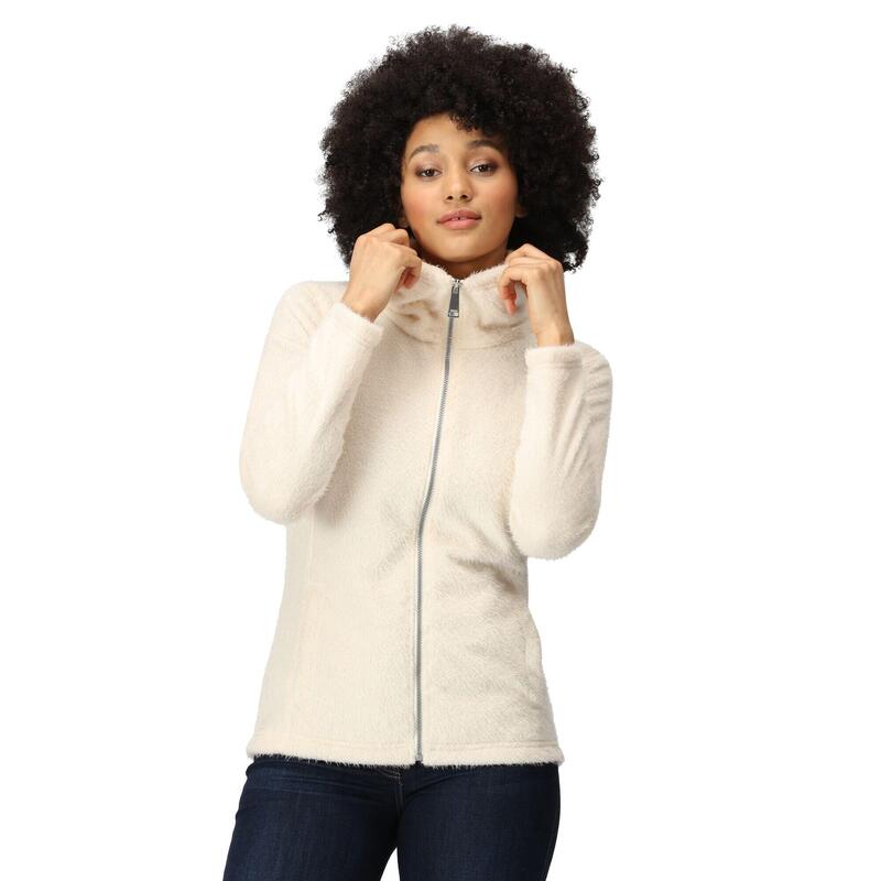 Veste polaire HELOISE EYELASH Femme (Beige clair)