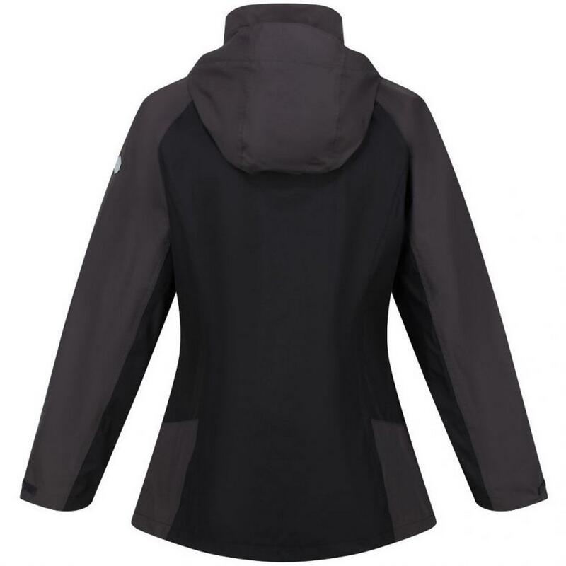 Veste imperméable CALDERDALE Femme (Noir / Gris clair)