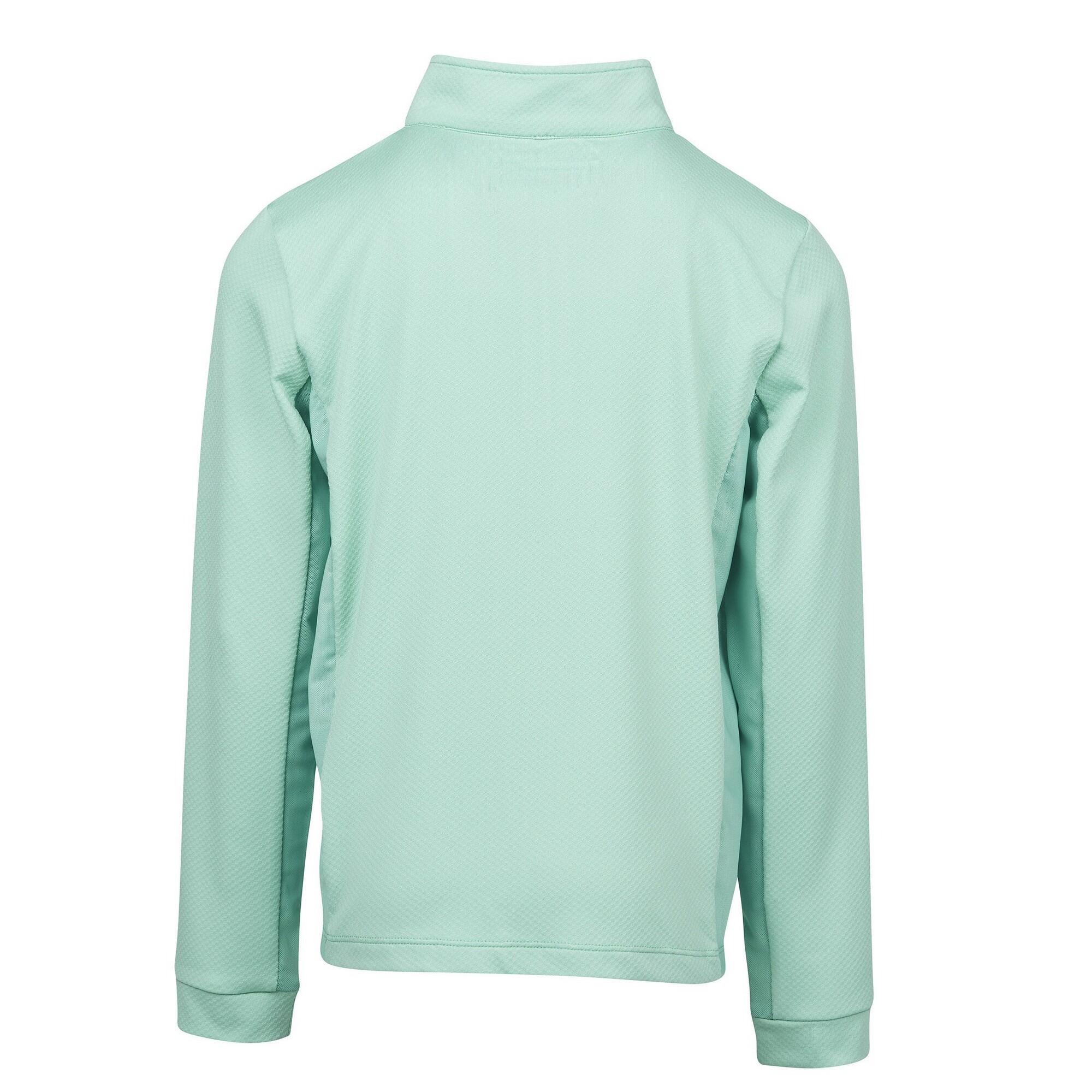 Childrens/Kids Airflow CDT Horse Riding Top (Mint) 2/3