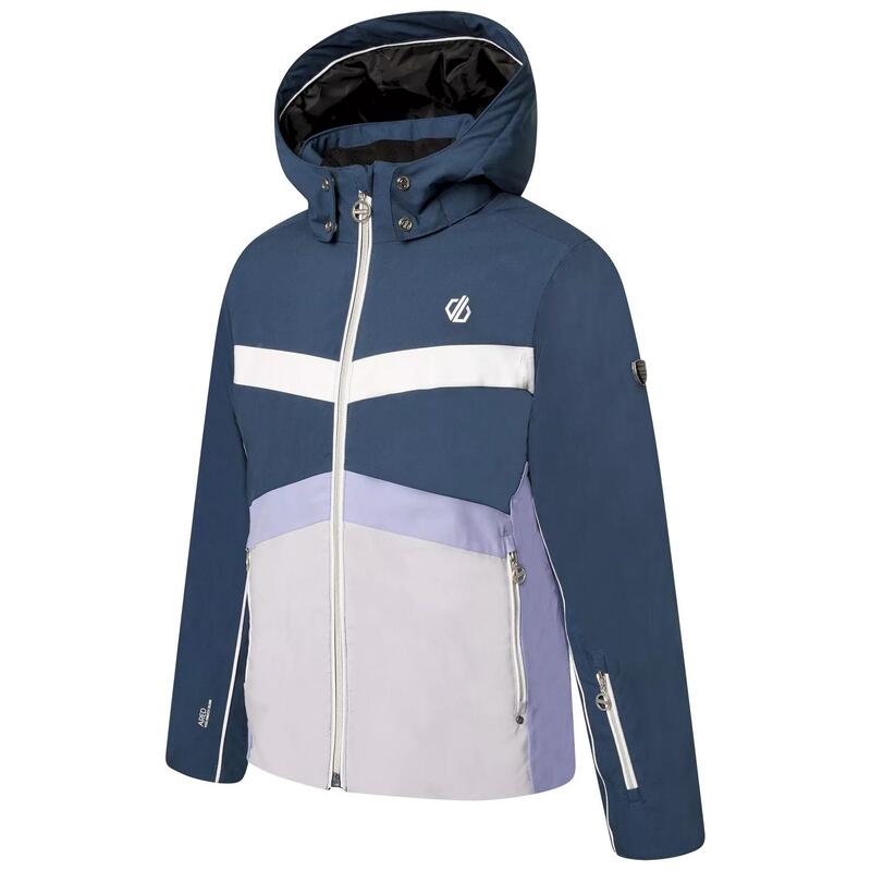 Blouson de ski BELIEF Fille (Denim sombre / Lilas)