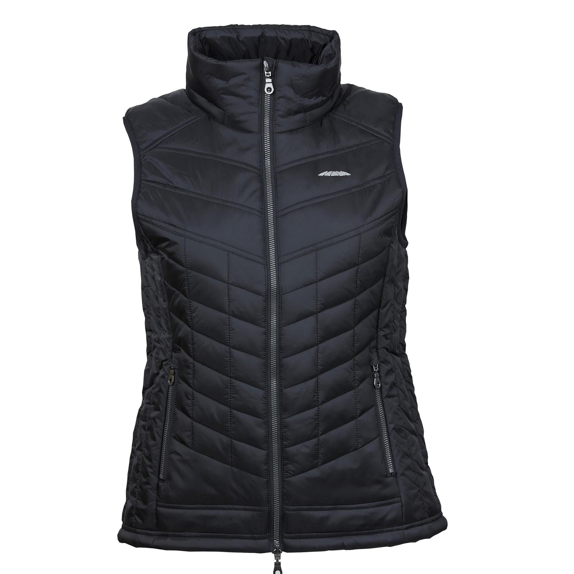 WEATHERBEETA Womens/Ladies Gia Quilted Puffer Jacket (Black)