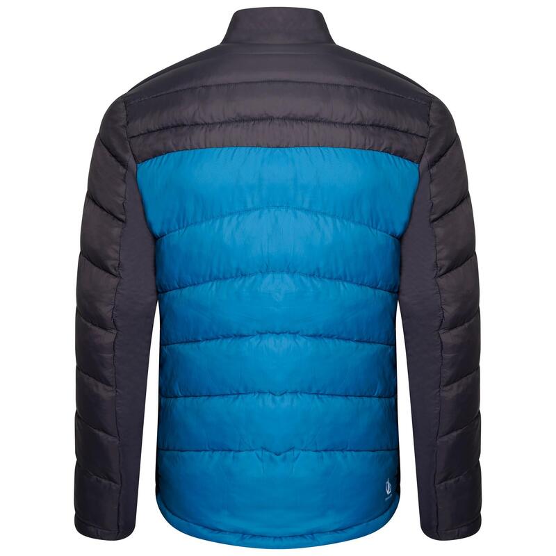 Veste matelassée PRECIPICE Homme (Gris foncé / Bleu pétrole)