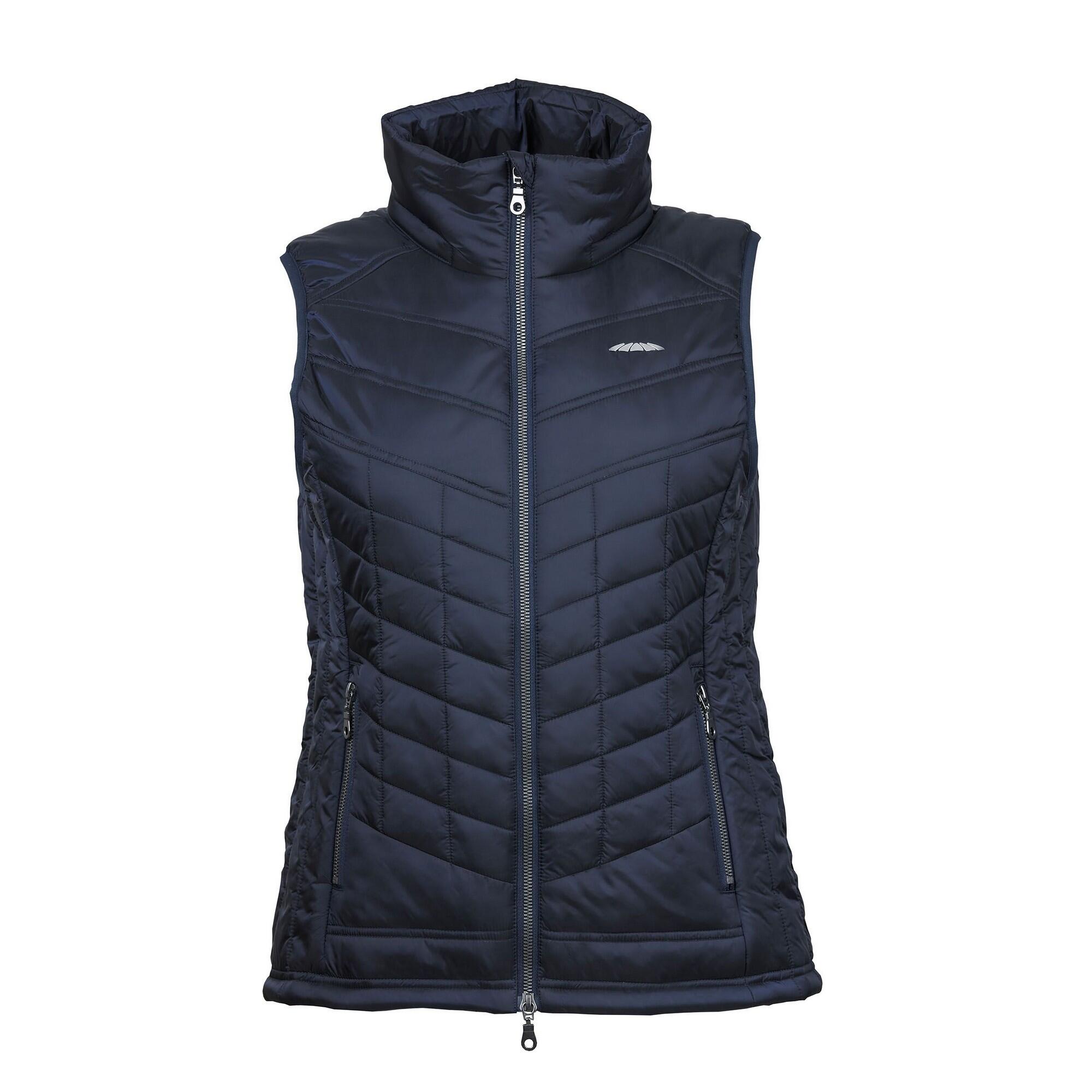 Womens/Ladies Gia Quilted Puffer Jacket (Ink Navy) 1/3
