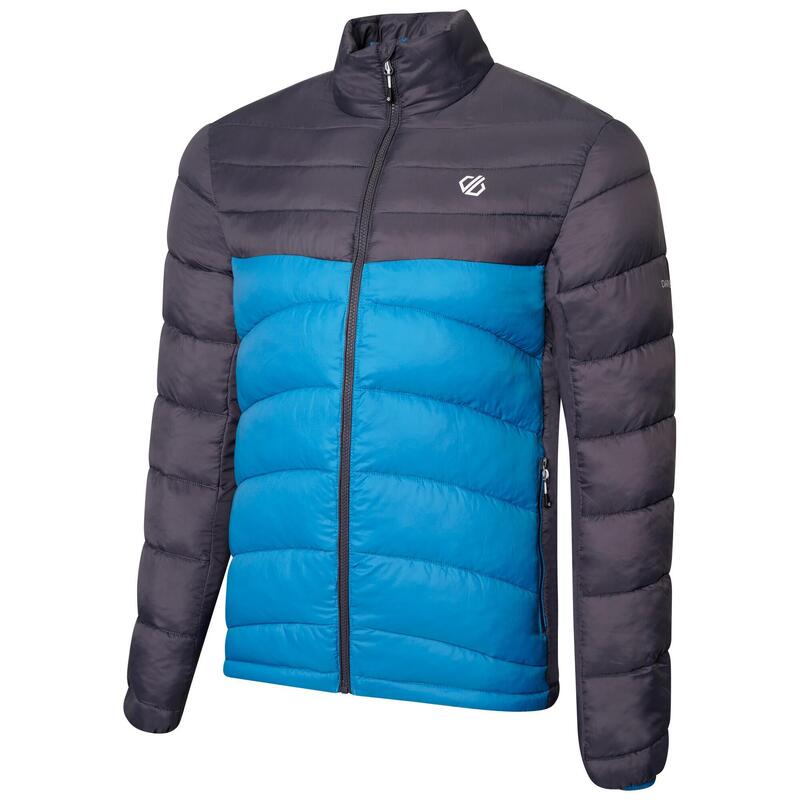 Veste matelassée PRECIPICE Homme (Gris foncé / Bleu pétrole)