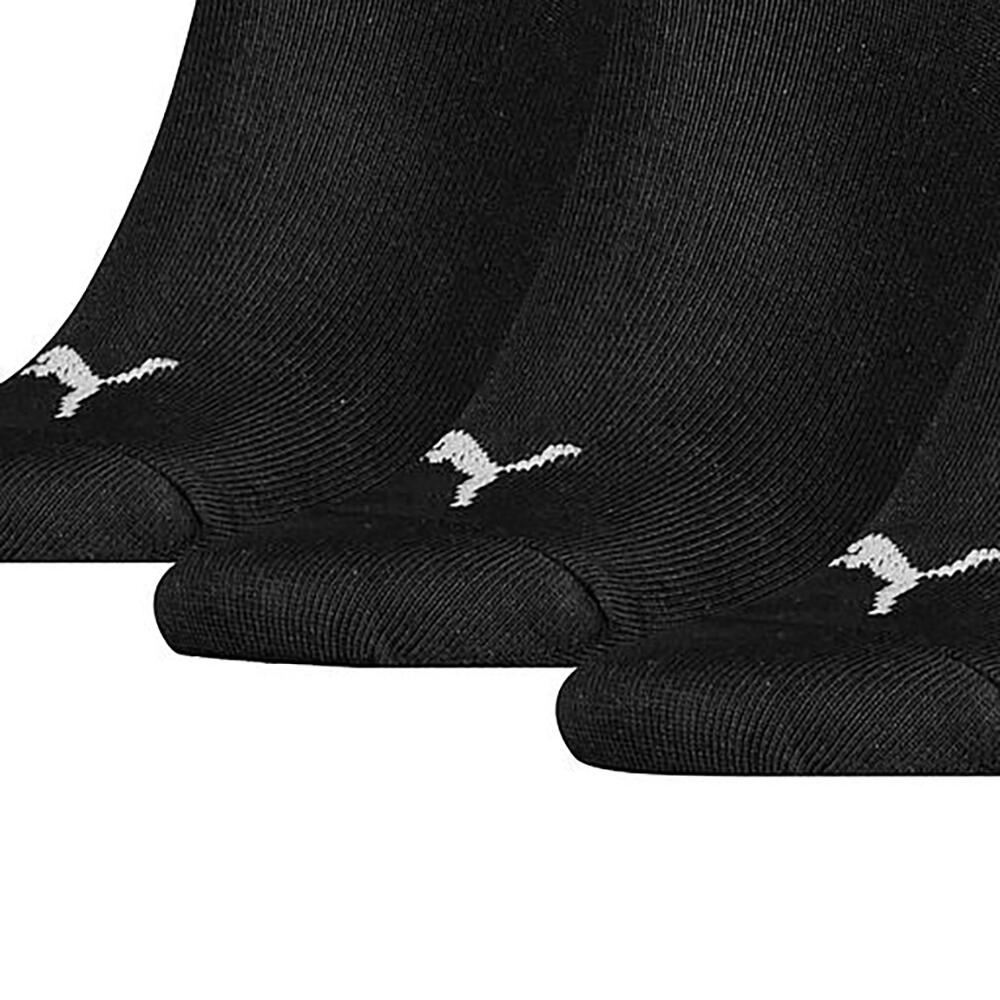 Unisex Adult Invisible Socks (Pack of 3) (Black) 2/3