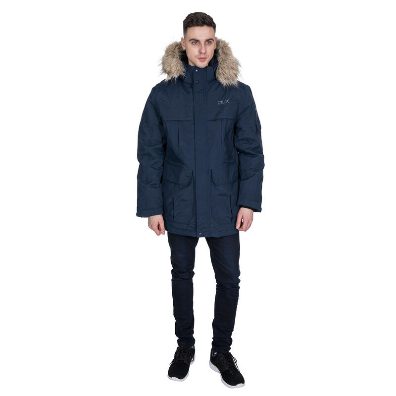 Heren Highland Waterbestendige Parka Jas (Zwart)