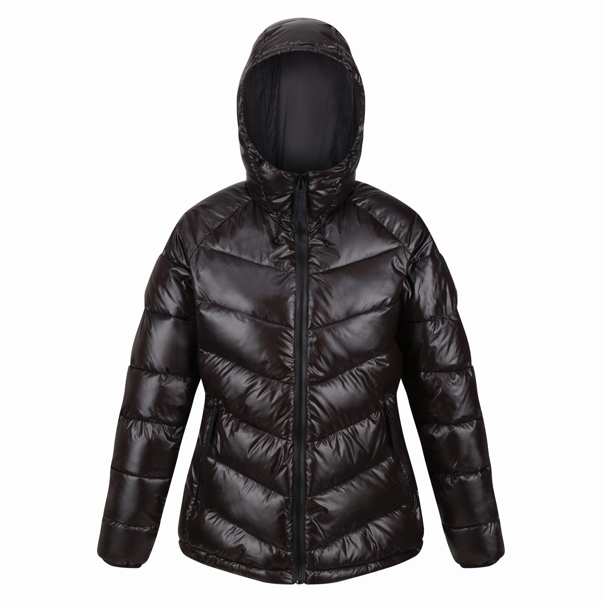 Womens/Ladies Toploft III Baffled Padded Jacket (Black) 1/5