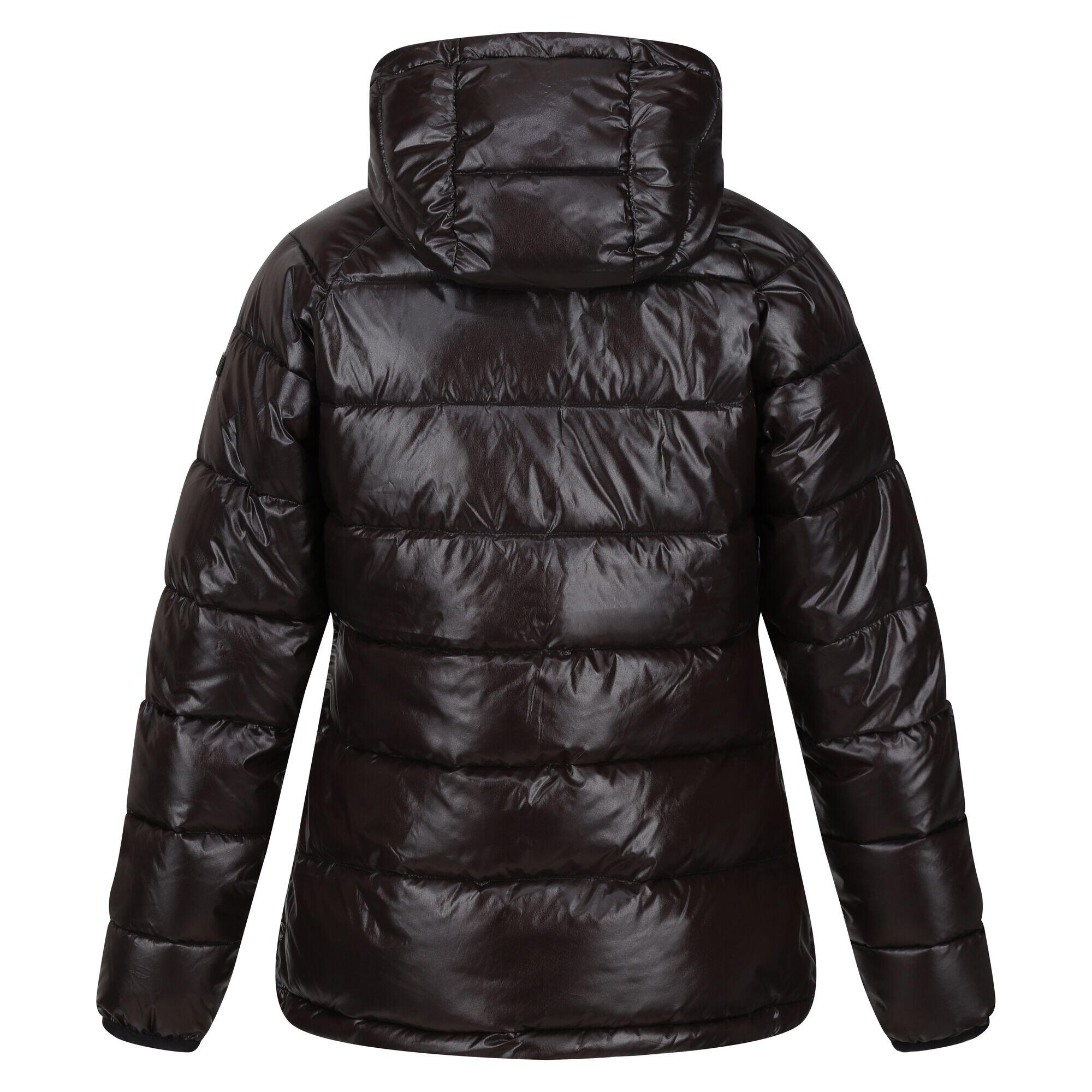 Womens/Ladies Toploft III Baffled Padded Jacket (Black) 2/5