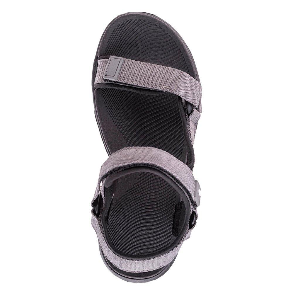 Sandalias Apodis Tira Adhesiva de Cierre, Elástico para Niños/Niñas Gris, Negro 3/4