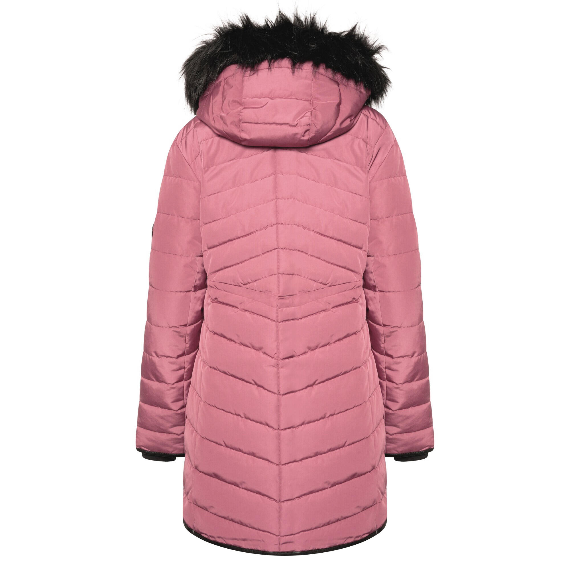 Womens/Ladies Striking III Long Length Padded Jacket (Mesa Rose) 2/4