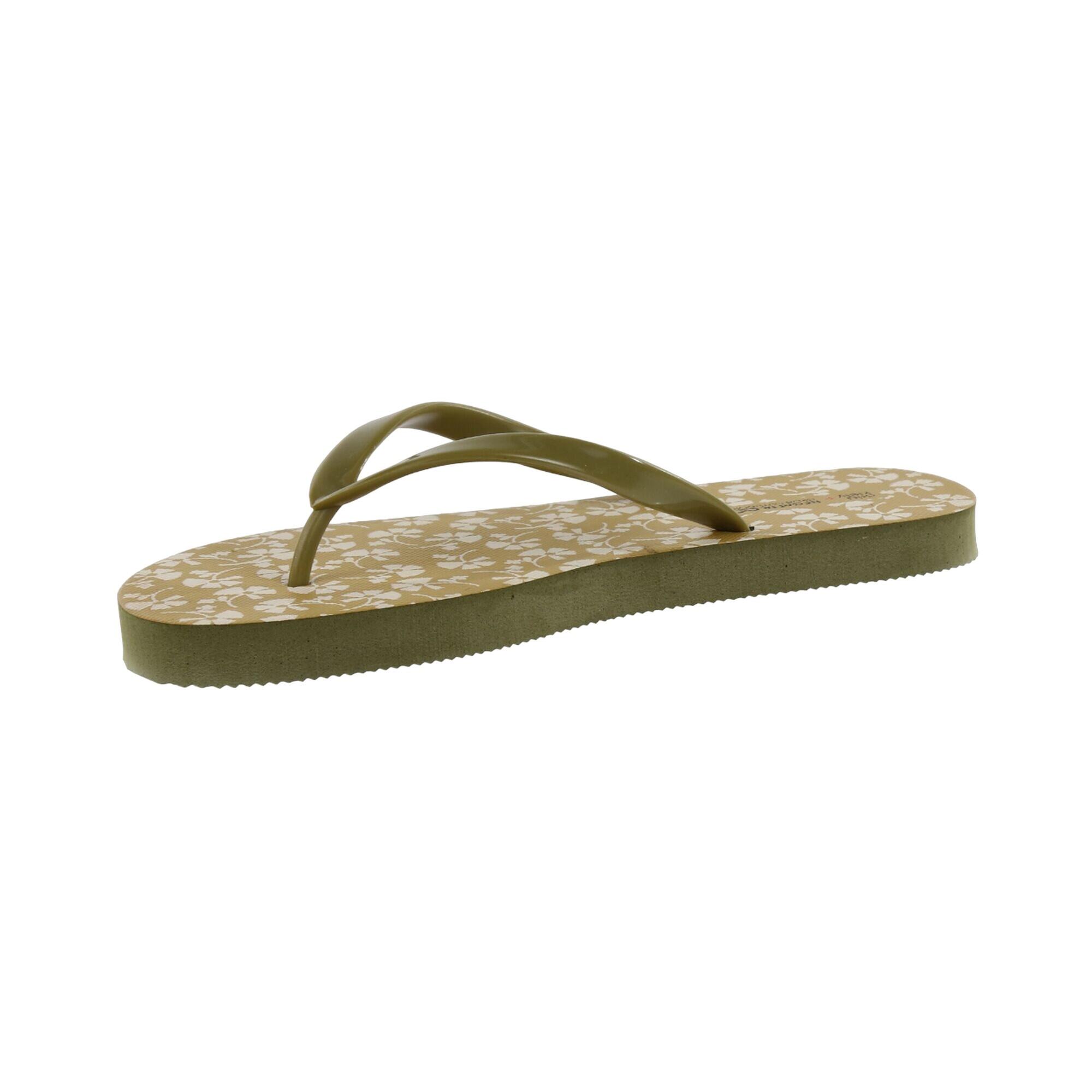 Womens/Ladies Orla Kiely Parsley Flip Flops (Yellow/White) 3/5