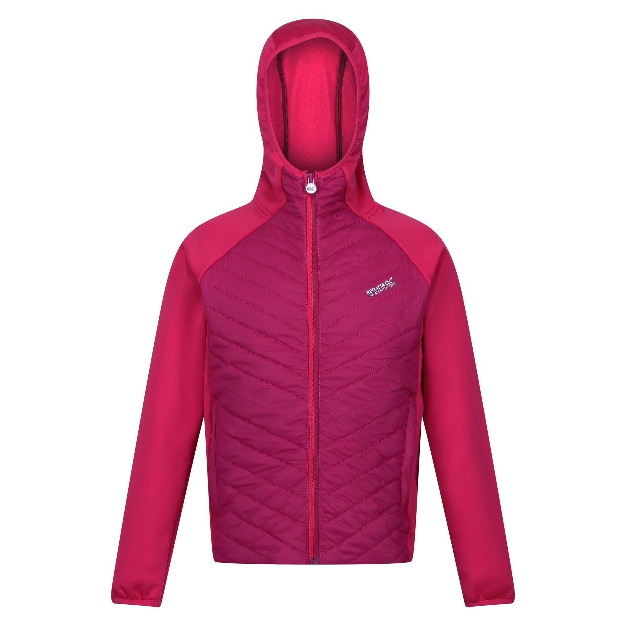 Childrens/Kids Kielder Hybrid VII Padded Jacket (Pink Potion/Berry Pink) 1/5