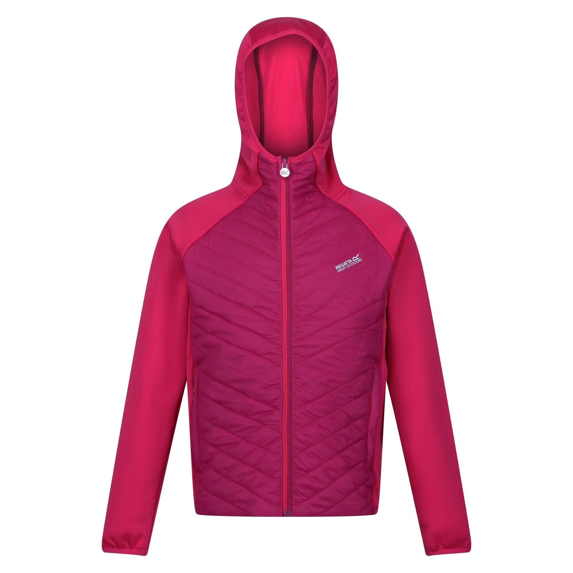 REGATTA Childrens/Kids Kielder Hybrid VII Padded Jacket (Pink Potion/Berry Pink)