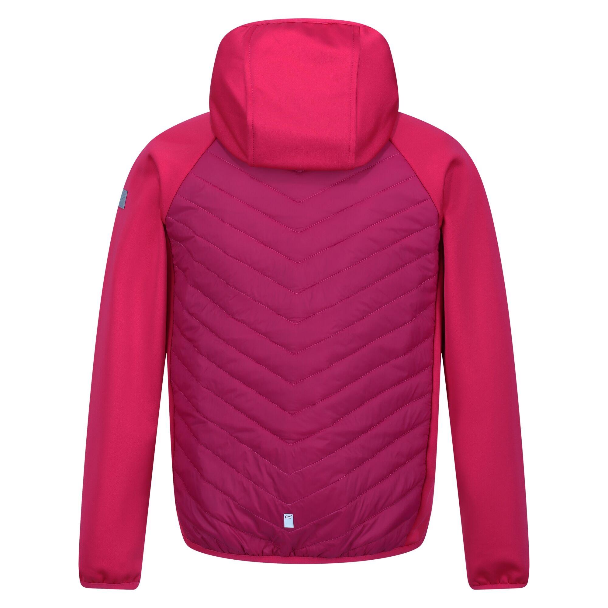 Childrens/Kids Kielder Hybrid VII Padded Jacket (Pink Potion/Berry Pink) 2/5