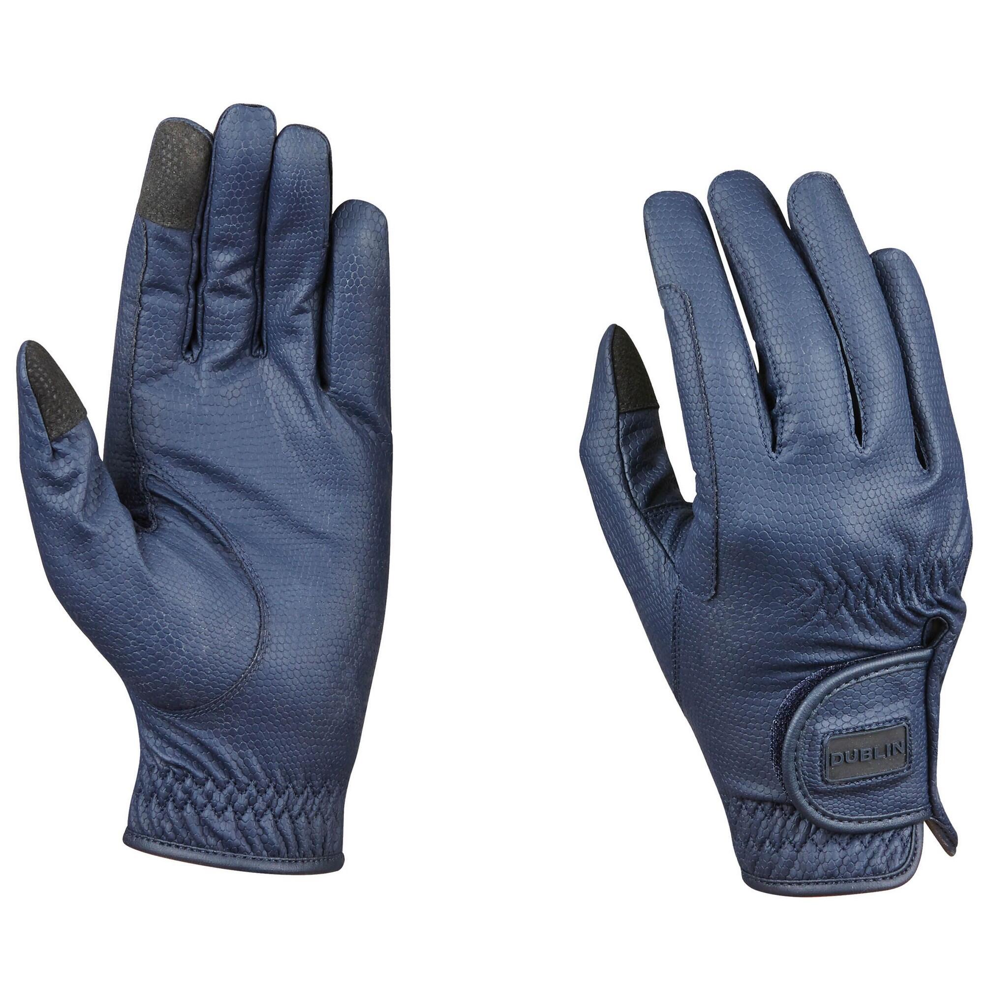 DUBLIN Touch Screen Everyday Riding Gloves (Navy)
