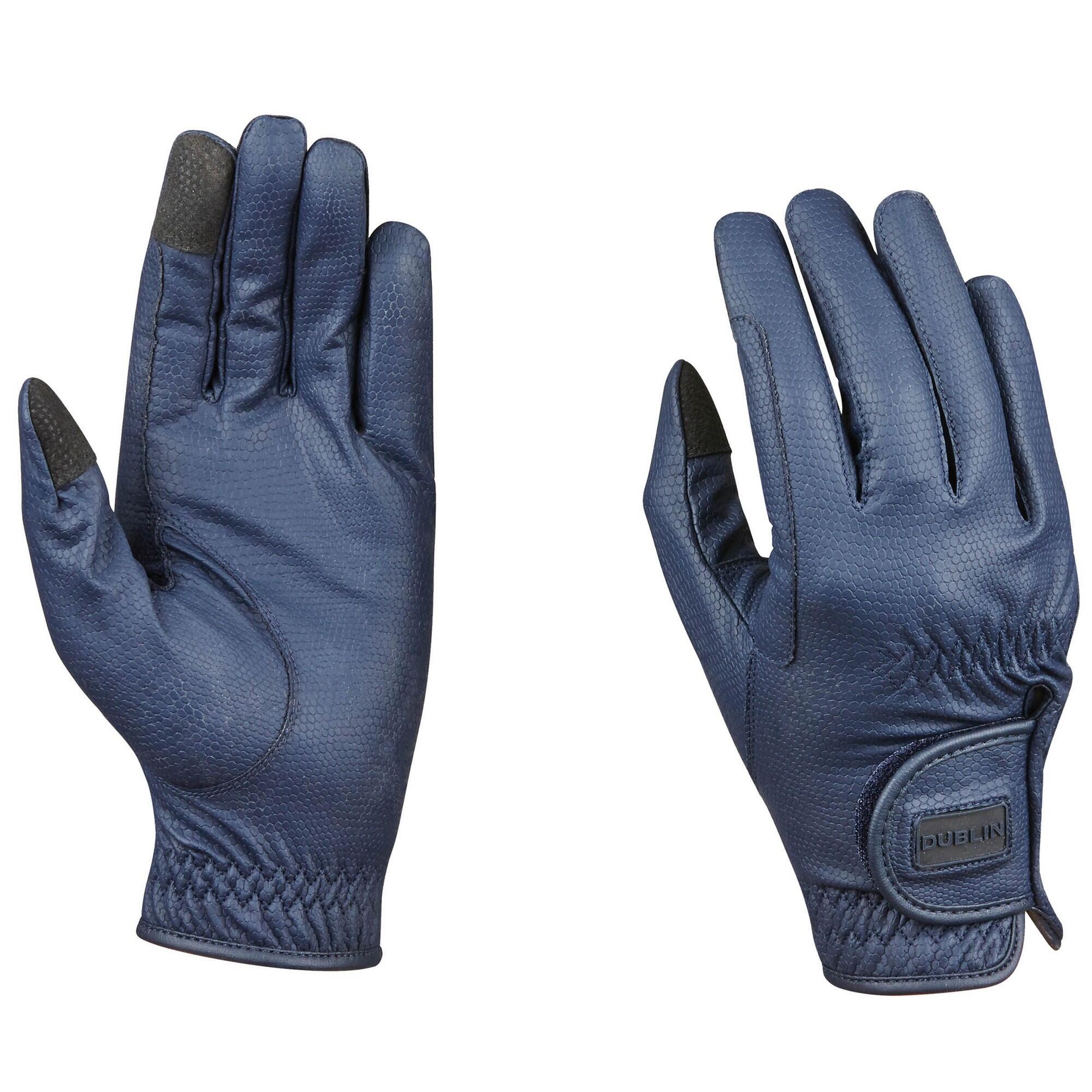 Riding gloves (Navy blue)