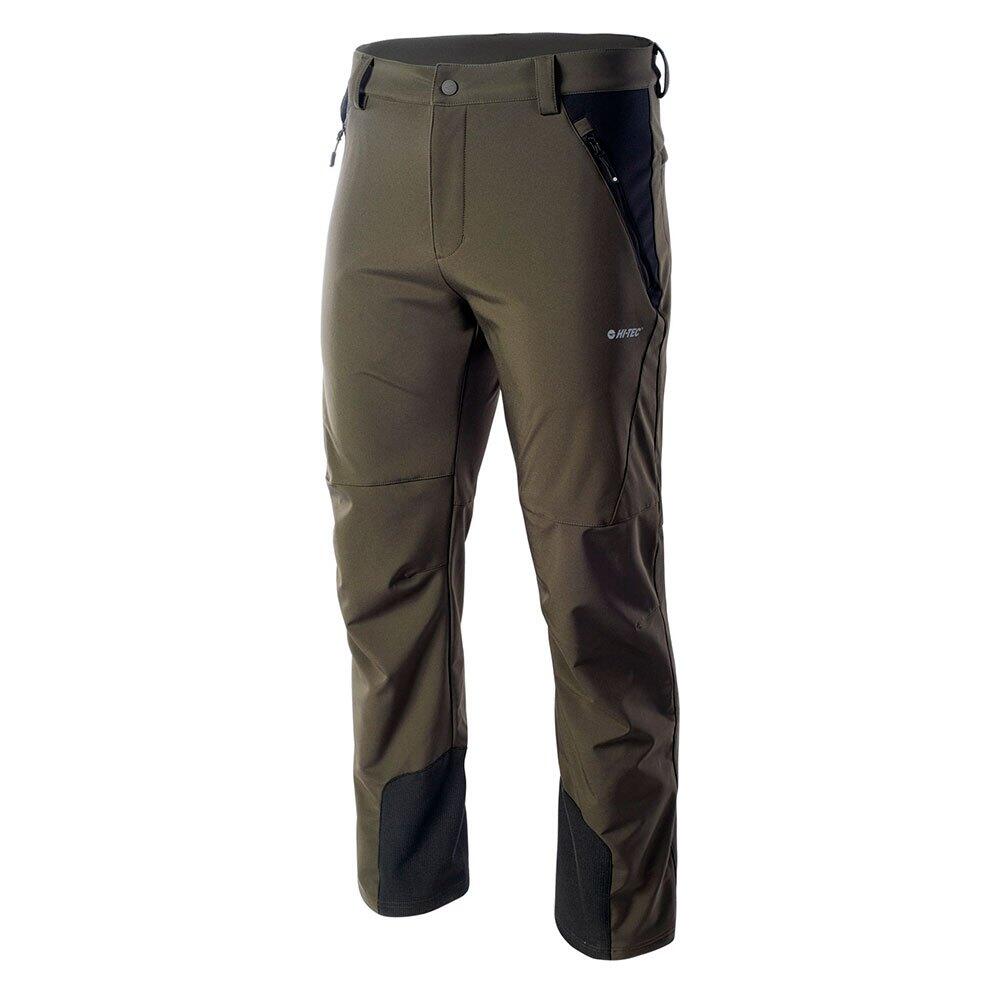 Mens Astoni Softshell Hiking Trousers (Olive Green/Black) 3/3