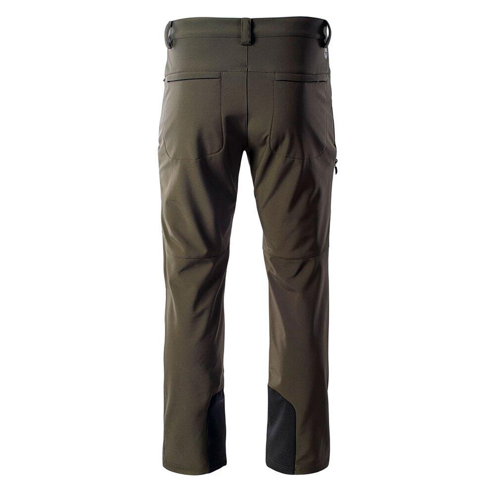 Mens Astoni Softshell Hiking Trousers (Olive Green/Black) 2/3
