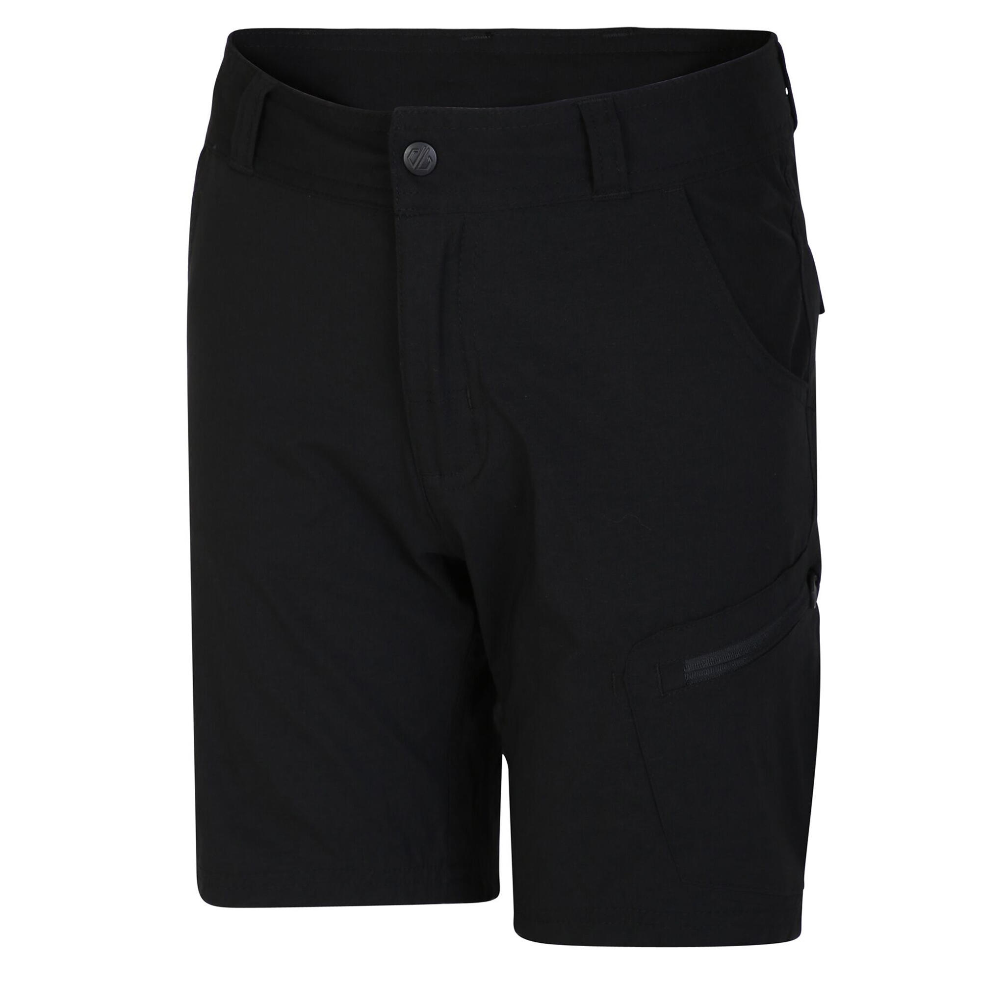 Childrens/Kids Reprise II Shorts (Black) 3/4