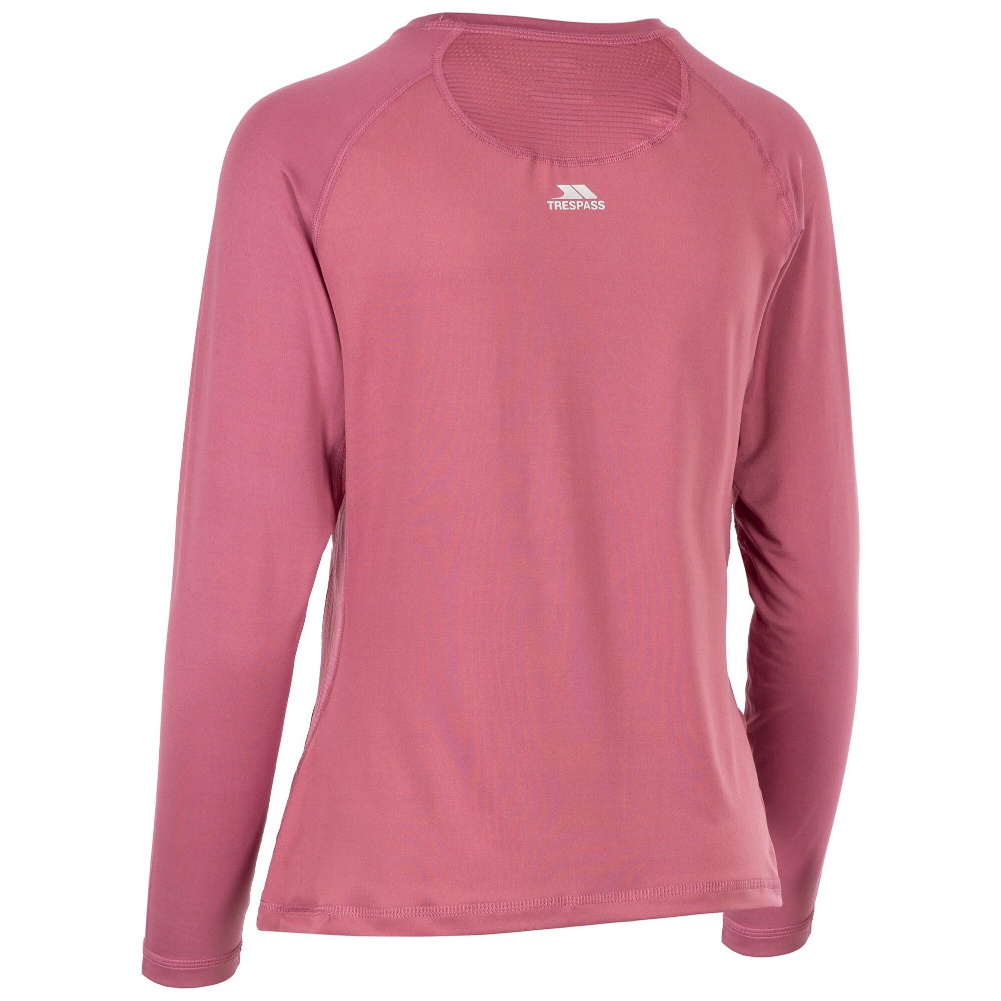 Maglietta Di Base Donna Trespass Ivana Fard Rosa 2/4