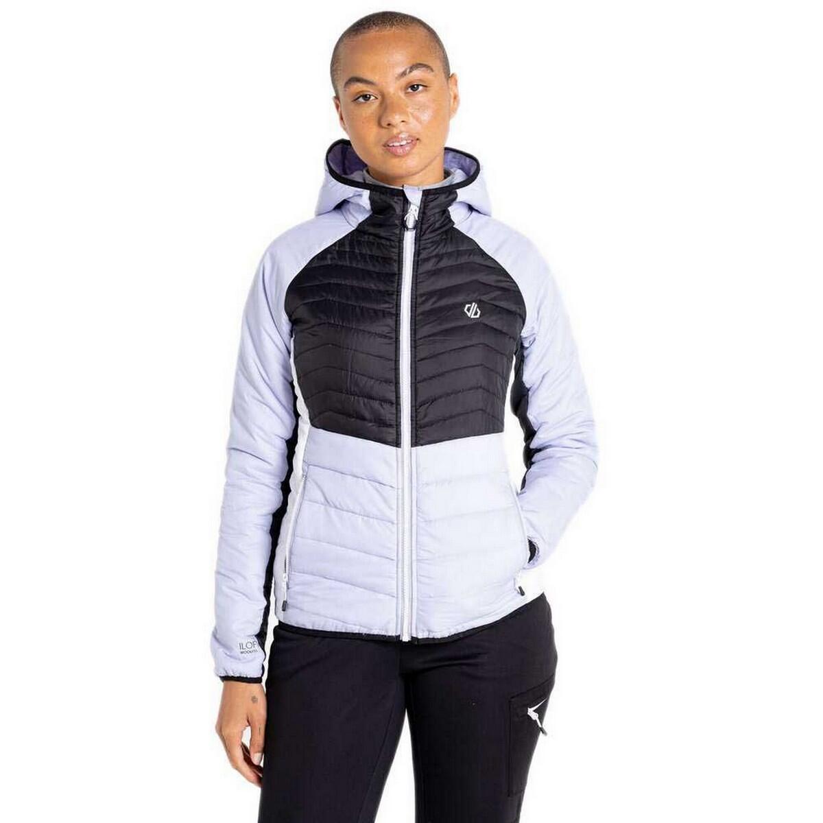 SURMOUNT Women's quilted jacket (Light grey / Black)