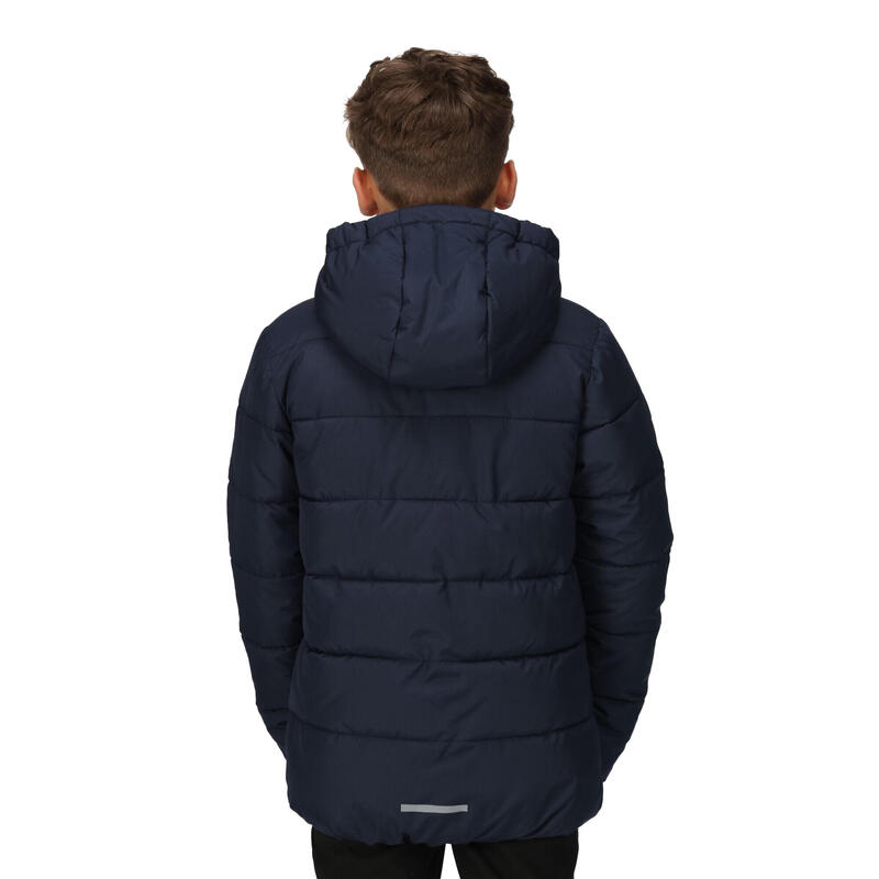 Thermisch gewatteerde jas voor kinderen (Marine/Nieuw Koninklijk)