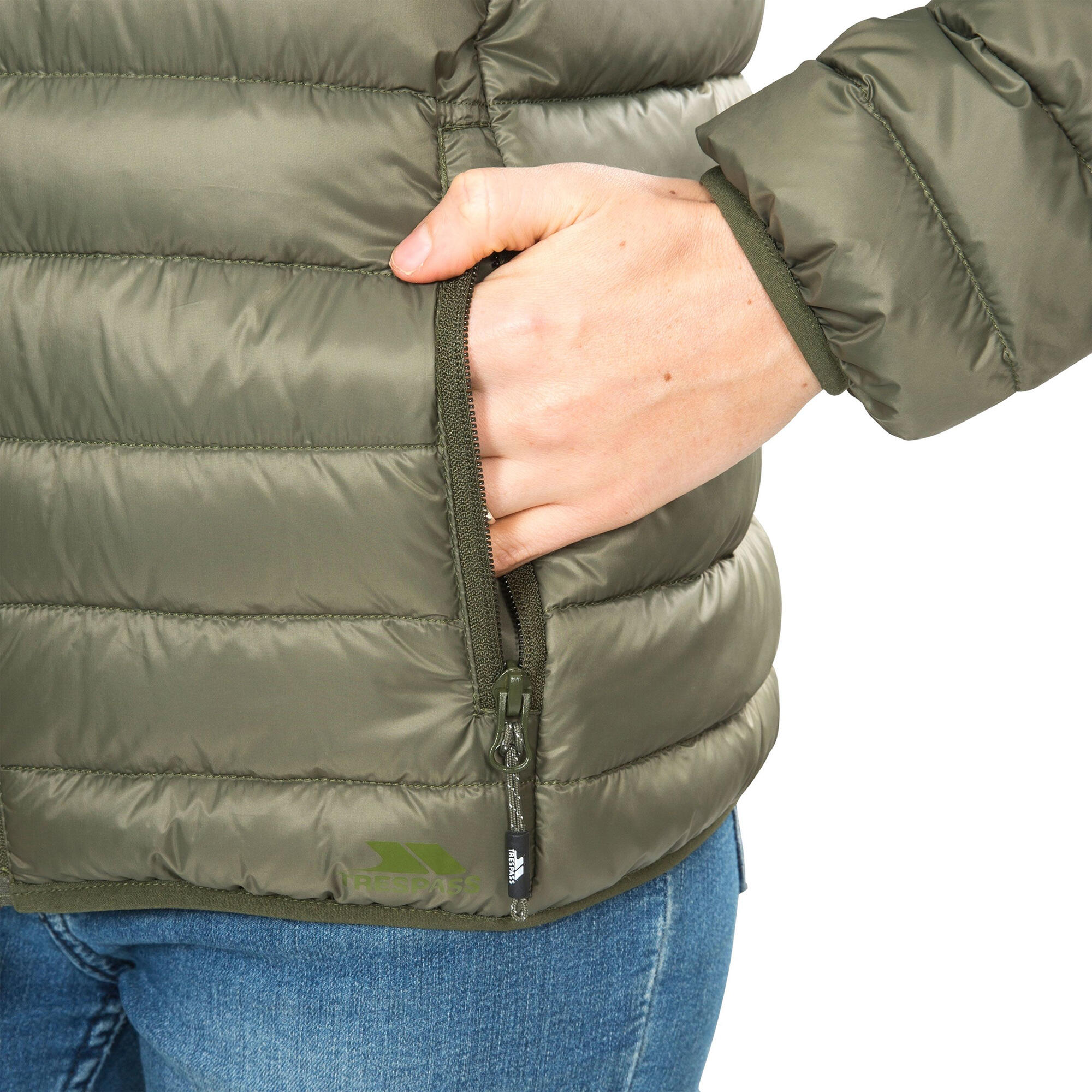 Women's TRISHA down jacket (Khaki green)