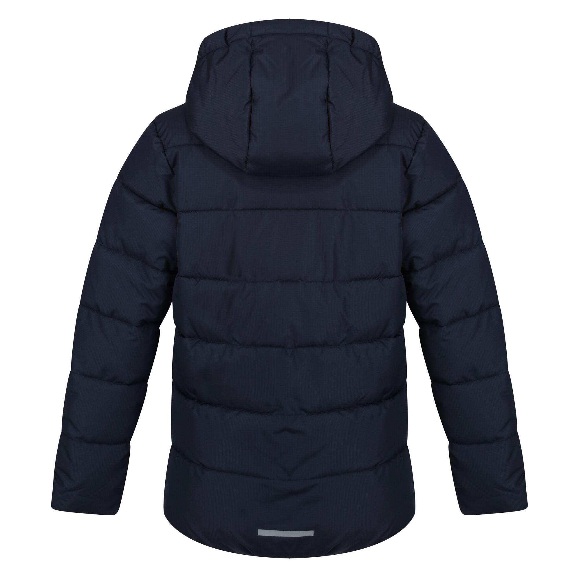 Childrens/Kids Thermal Padded Jacket (Navy/New Royal) 2/5