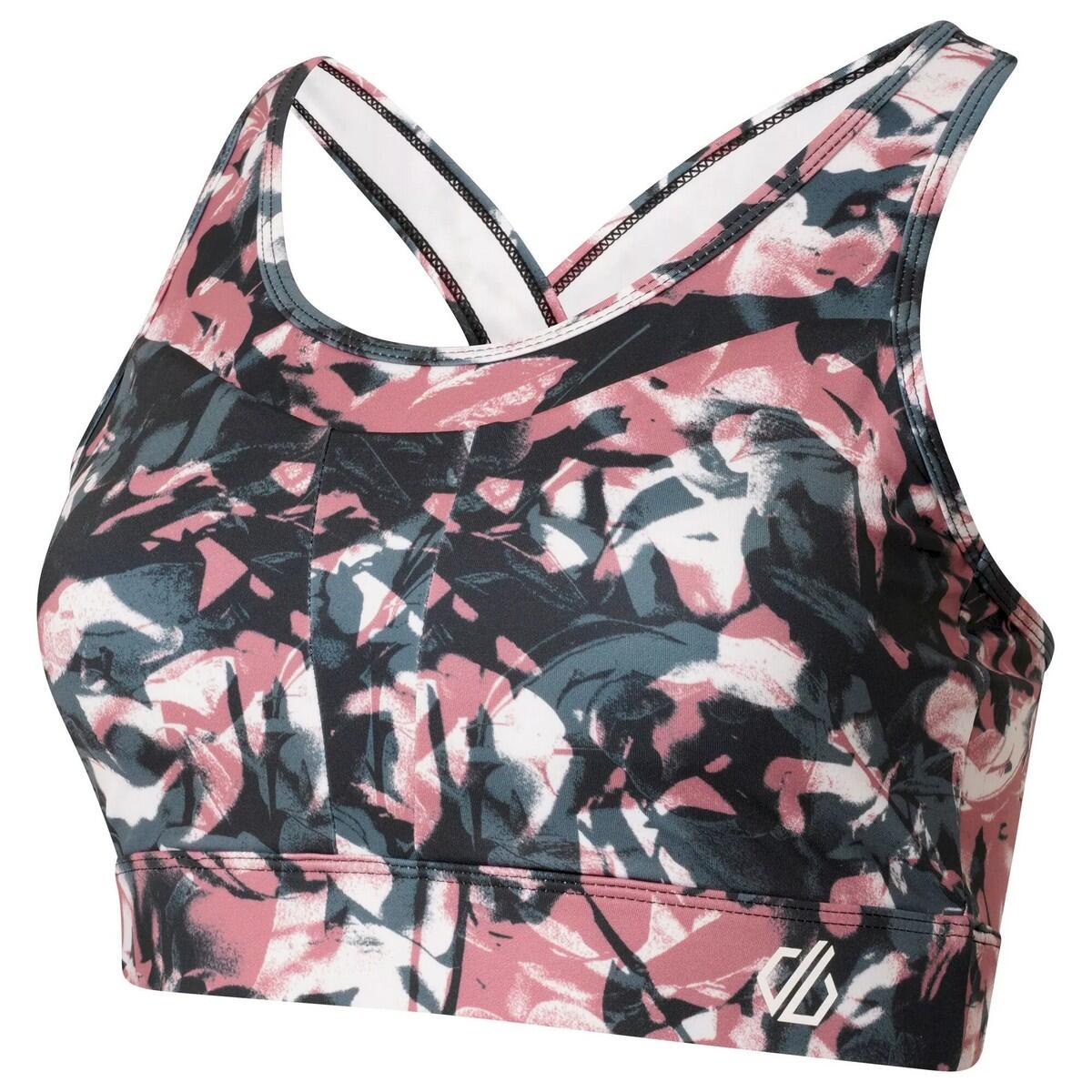 Womens/Ladies Mantra Laura Whitmore Floral Recycled Sports Bra (Mesa Rose) 3/5