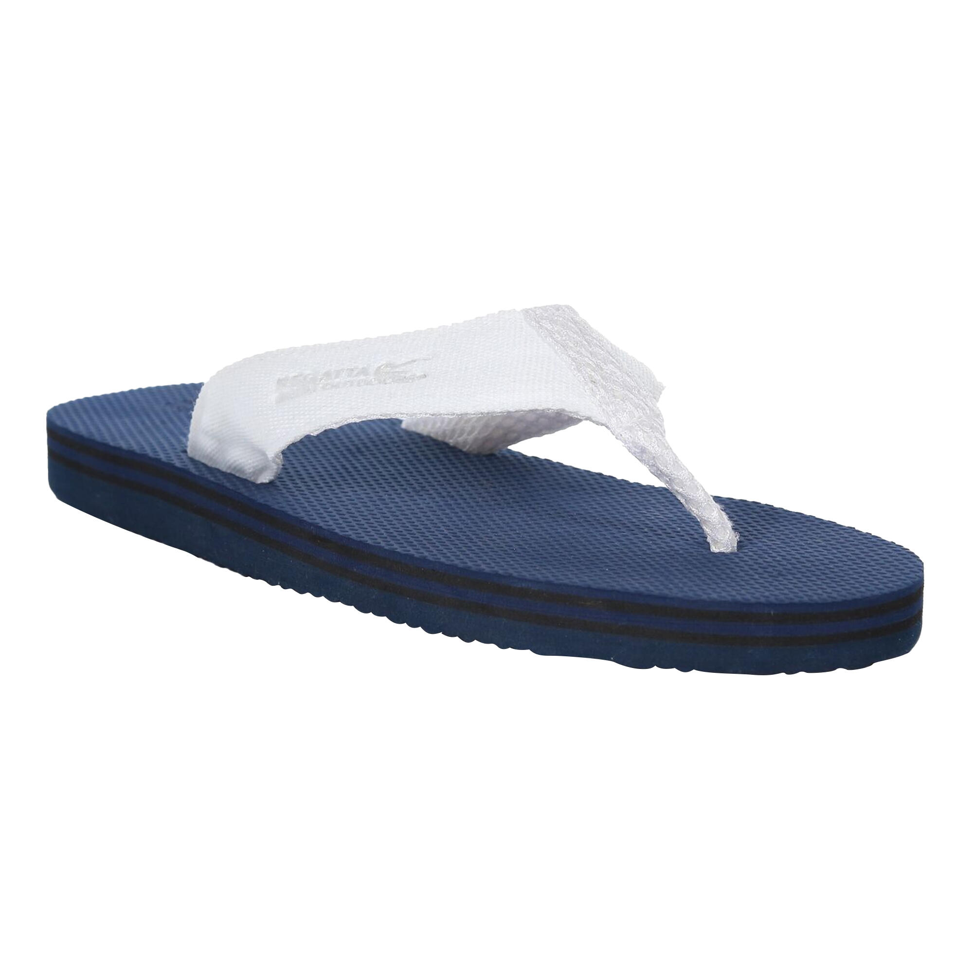 Mens Rico Flip Flops (Navy/White) 1/5