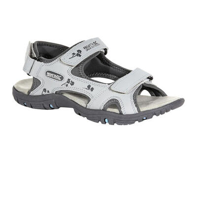 Vrouwen/dames haris sandalen (lila/licht vanille)