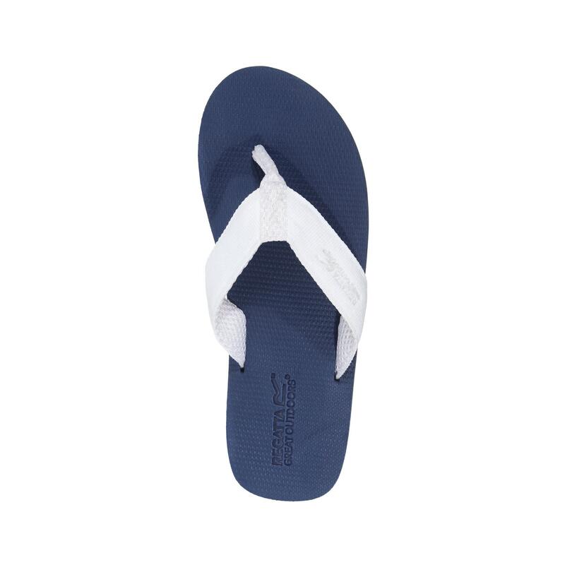 Chancletas Rico Slipon para Hombre Marino, Blanco