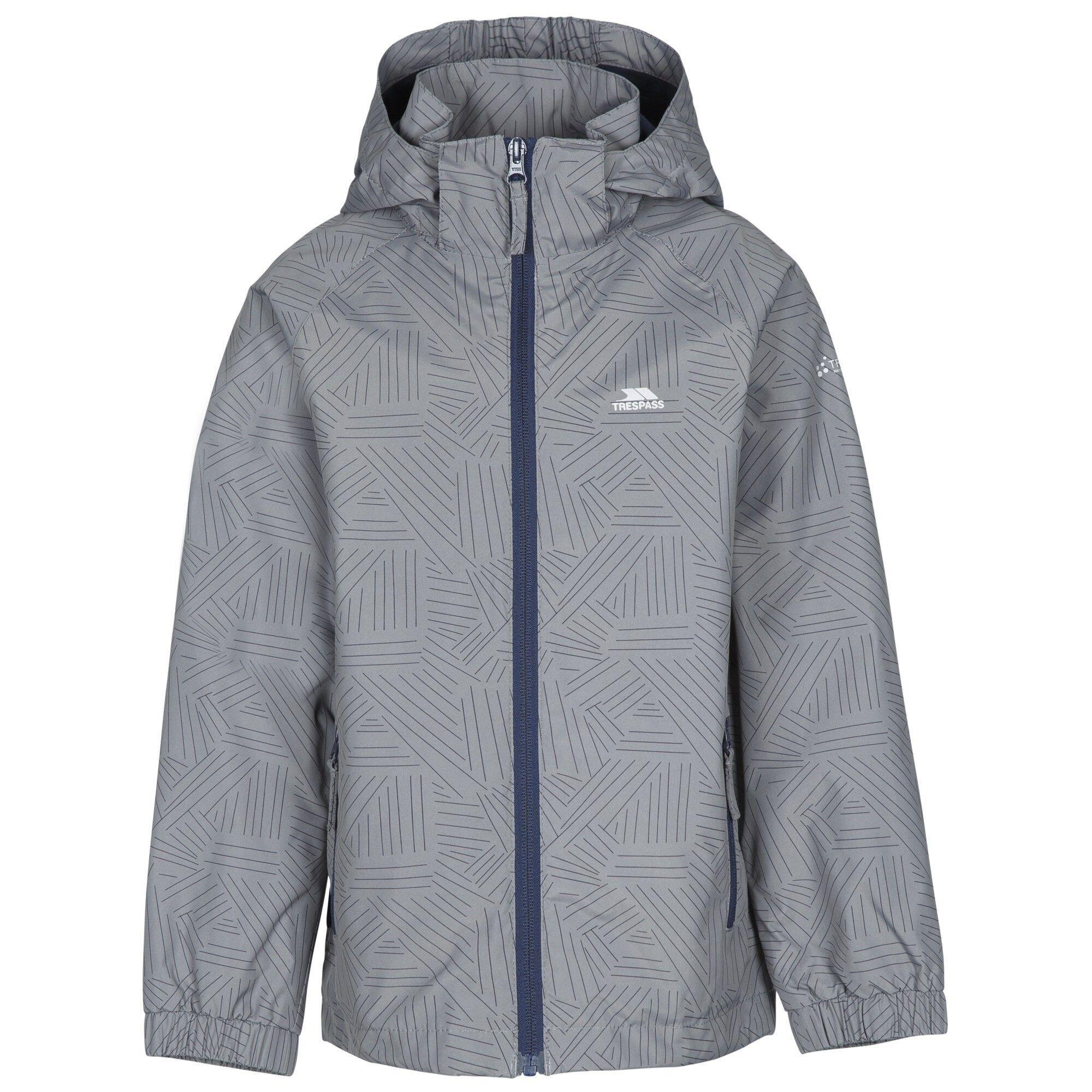 Boys' SWEEPER Waterproof Jacket (Grey)