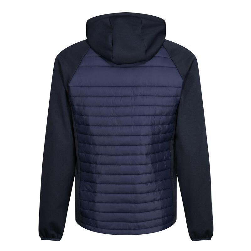 "Navigate" Hybridjacke für Herren Marineblau/Mittelgrau