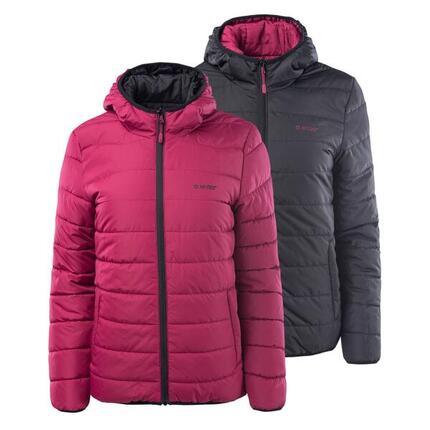 Veste Matelassée HAIMO Femme (Rouge Betterave / Noir)