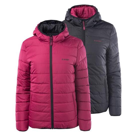 Veste Matelassée HAIMO Femme (Rouge Betterave / Noir)
