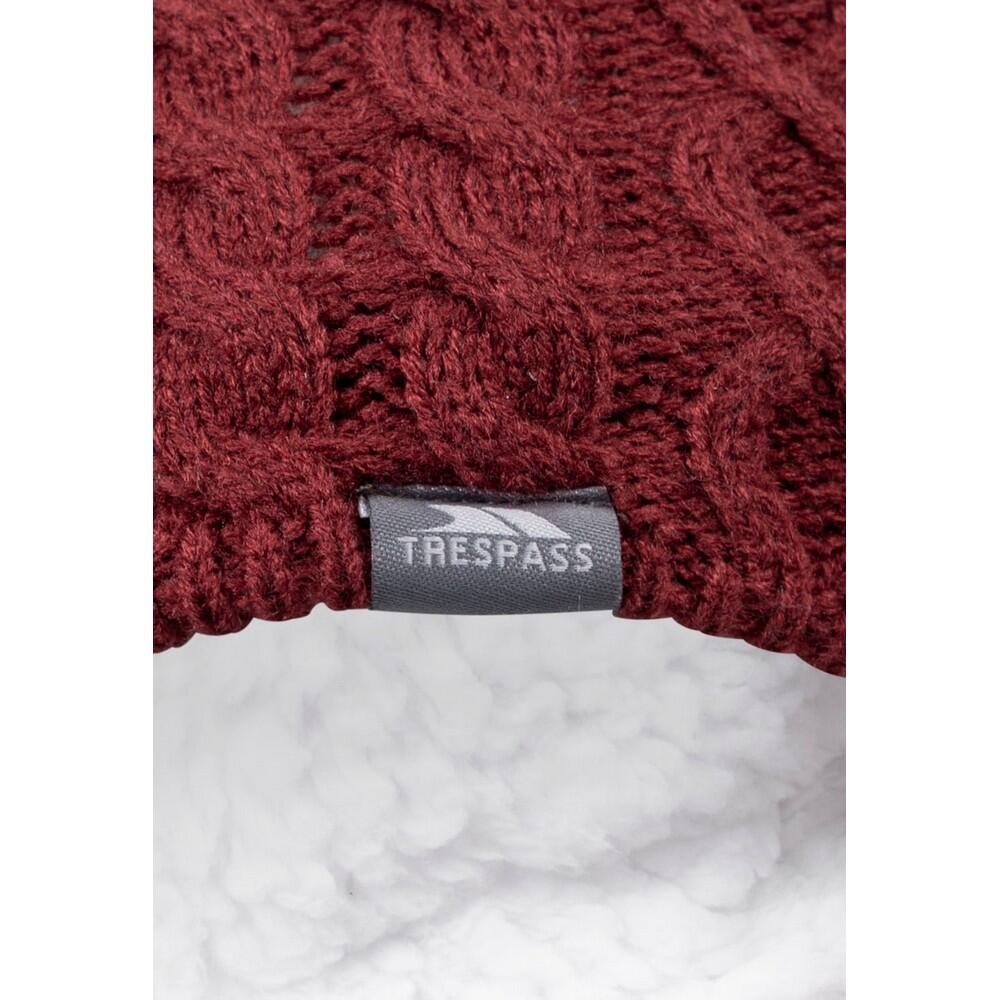 Kendra Beanie Strickmütze Damen dunkele Kirsche 3/5