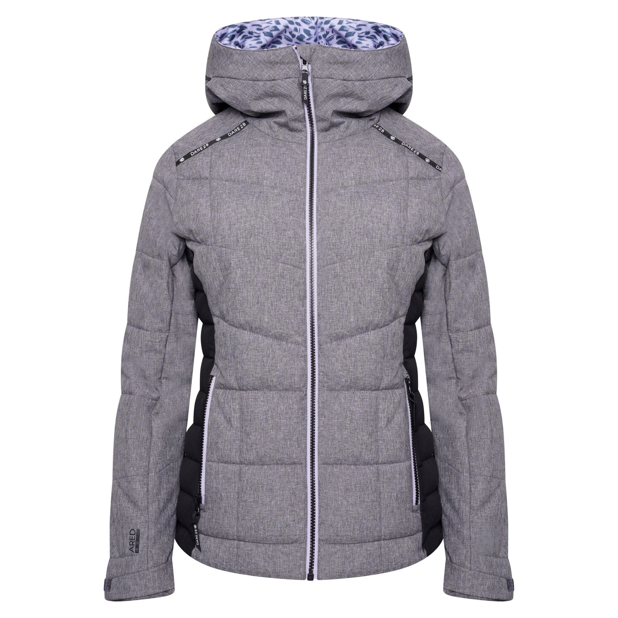 DARE 2B Womens/Ladies Expertise Padded Ski Jacket (Charcoal Grey Marl)