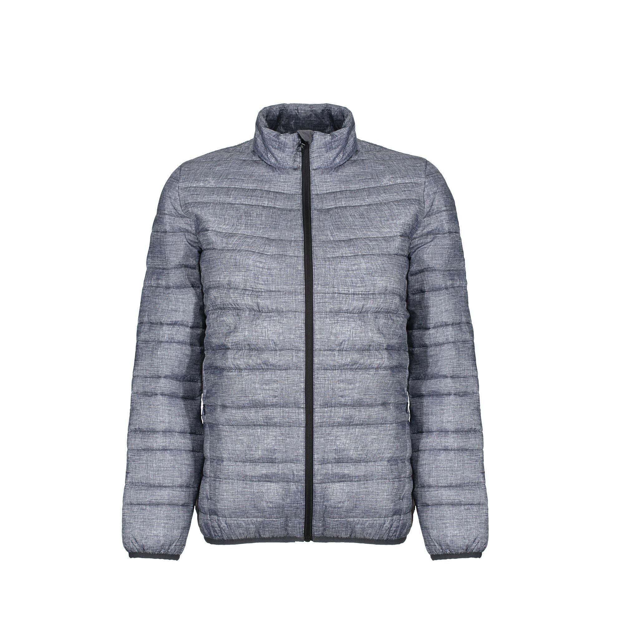 REGATTA Mens Firedown Marl Padded Jacket (Grey Marl/Black)