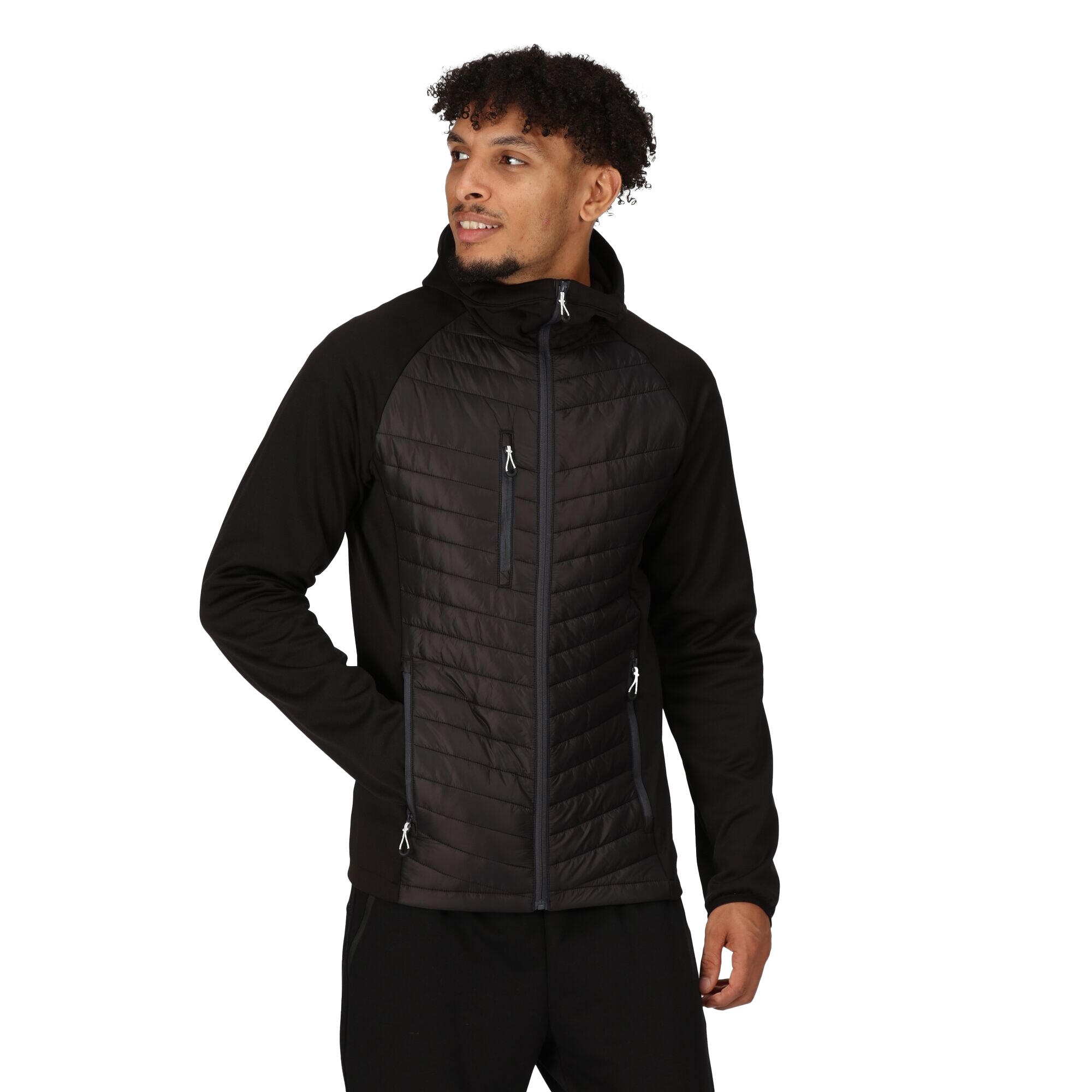 "Navigate" Hybridjacke für Herren Schwarz/Mittelgrau 3/5