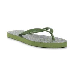 Dames Bali Abstract teenslippers (Groene velden)